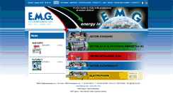 Desktop Screenshot of emgelettromeccanica.it